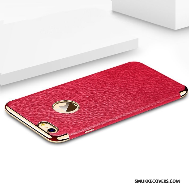Etui iPhone 6/6s Plus Tasker Telefonkvalitet, Cover iPhone 6/6s Plus Læder Anti-fald Rød