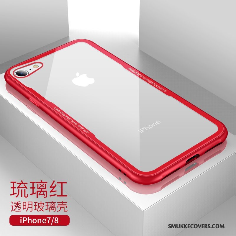Etui iPhone 7 Beskyttelse Glas Gennemsigtig, Cover iPhone 7 Telefontynd