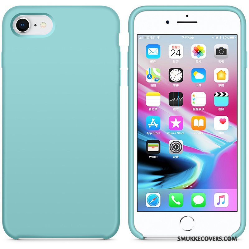 Etui iPhone 7 Tasker Trendy Blå, Cover iPhone 7 Silikone Telefonny