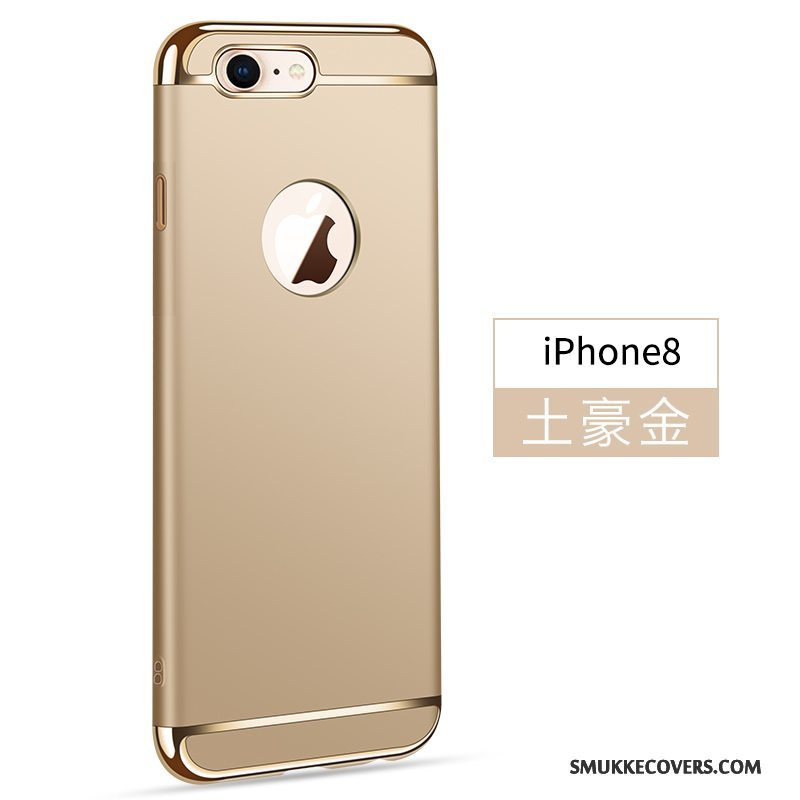 Etui iPhone 8 Beskyttelse Guld Telefon, Cover iPhone 8 Ny Hård