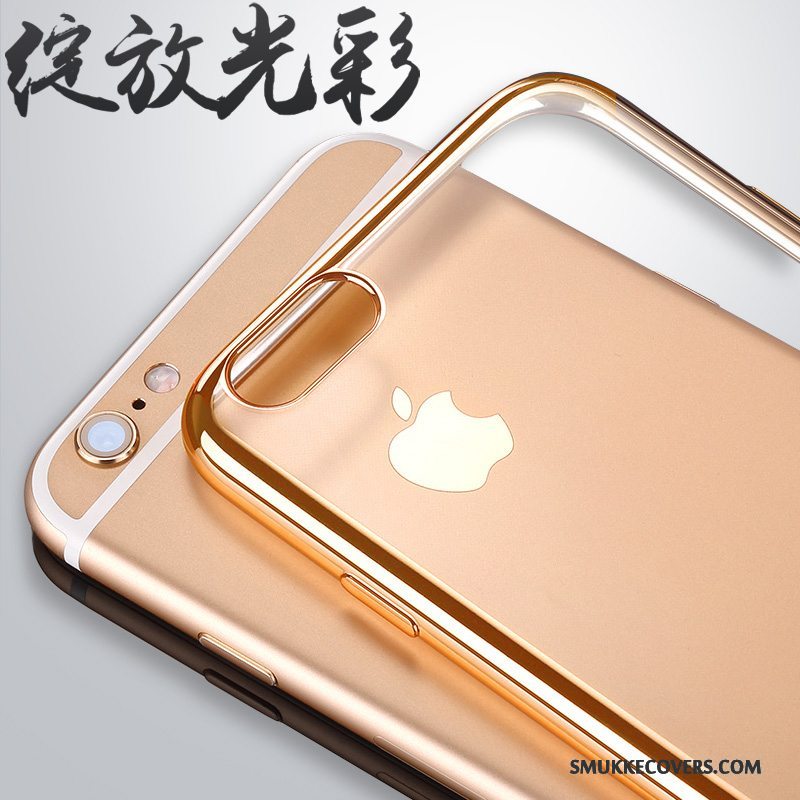 Etui iPhone 8 Beskyttelse Guld Tynd, Cover iPhone 8 Telefonbelægning