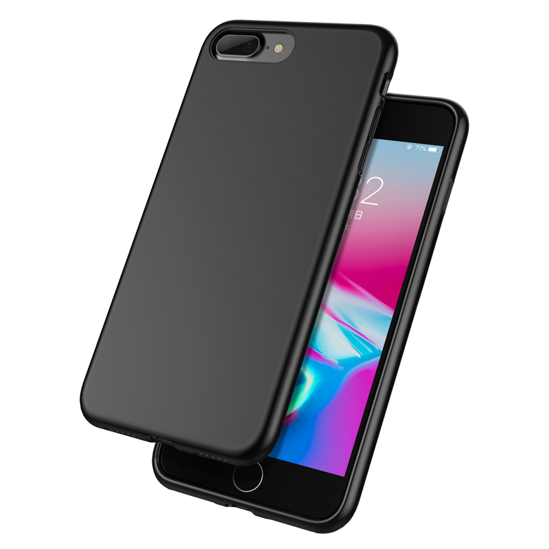 Etui iPhone 8 Blød Ny Sort, Cover iPhone 8 Tasker Telefonanti-fald