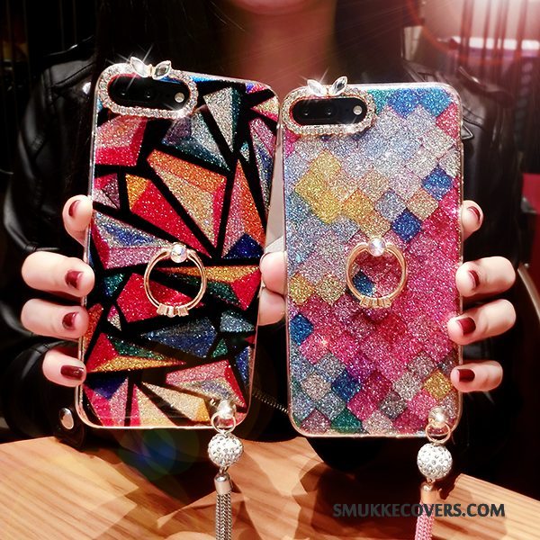 Etui iPhone 8 Blød Telefonpulver, Cover iPhone 8 Farve Trendy Tassel
