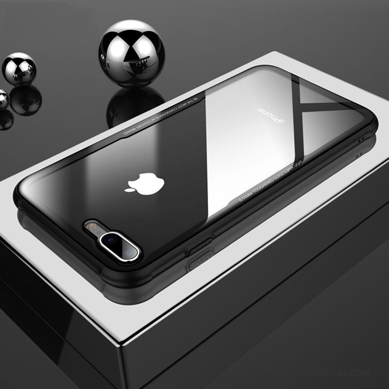 Etui iPhone 8 Plus Silikone Skærmbeskyttelse Gennemsigtig, Cover iPhone 8 Plus Ny Telefon