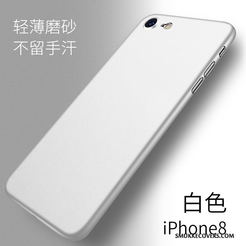 Etui iPhone 8 Tasker Hvid Telefon, Cover iPhone 8 Beskyttelse Tynd Anti-fald