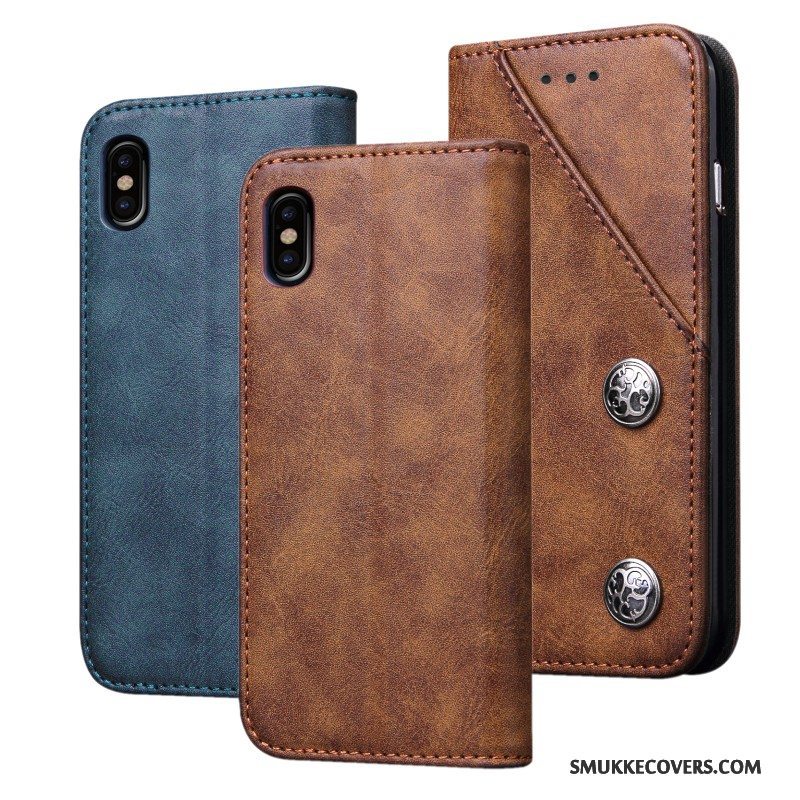 Etui iPhone 8 Tasker Telefonanti-fald, Cover iPhone 8 Folio