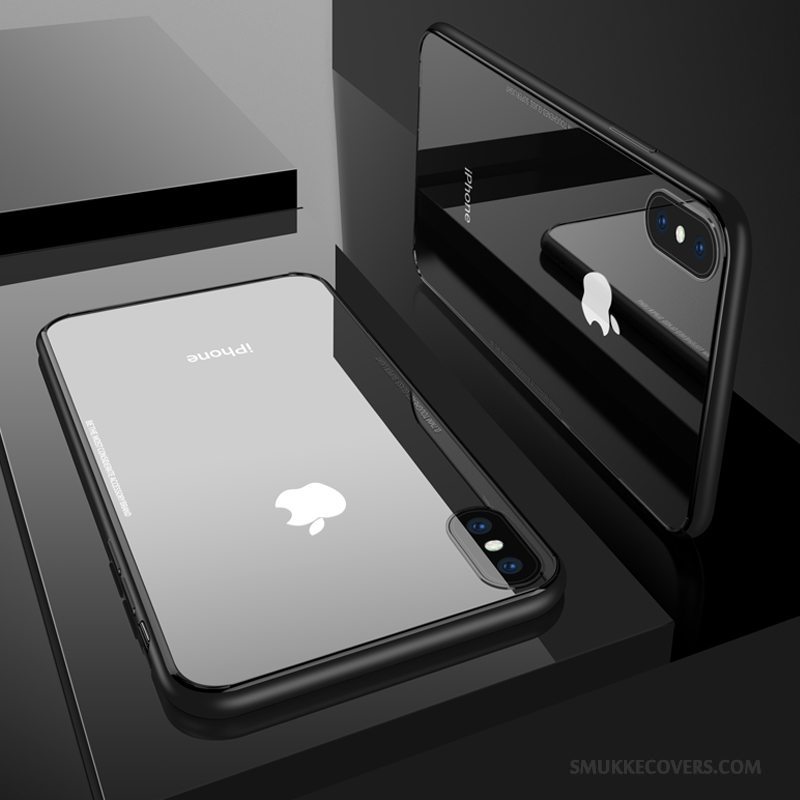 Etui iPhone X Silikone Ny Telefon, Cover iPhone X Tynd Glas