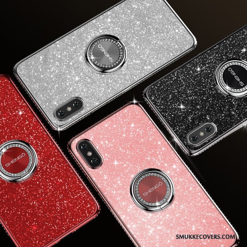 Etui iPhone X Strass Hængende Ornamenter Trendy, Cover iPhone X Farve Telefonanti-fald