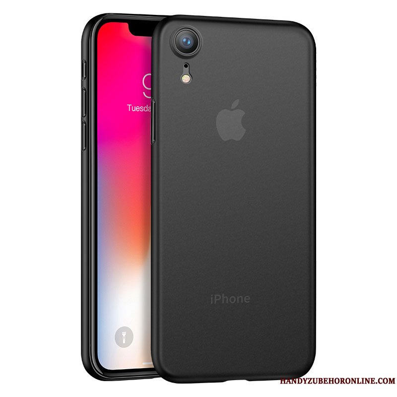 Etui iPhone Xr Beskyttelse Sort Ny, Cover iPhone Xr Trendy Telefon