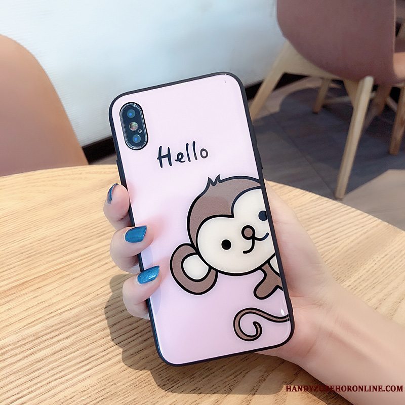 Etui iPhone Xs Cartoon Smuk Af Personlighed, Cover iPhone Xs Kreativ Abe Trendy