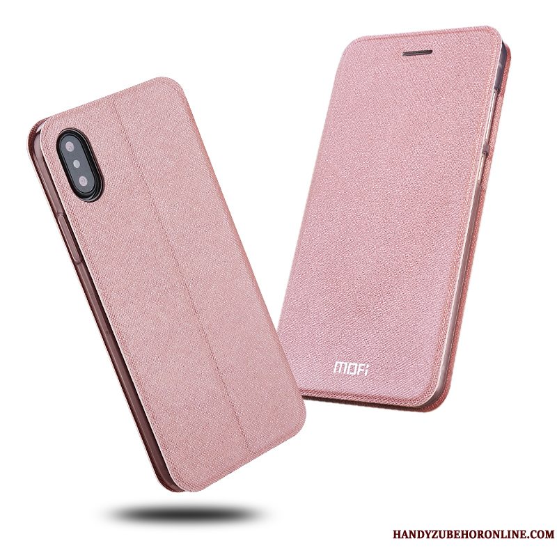 Etui iPhone Xs Max Tasker Af Personlighed Lyserød, Cover iPhone Xs Max Beskyttelse Anti-fald Telefon