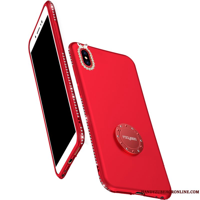 Etui iPhone Xs Max Tasker Ny Rød, Cover iPhone Xs Max Support Telefontrendy