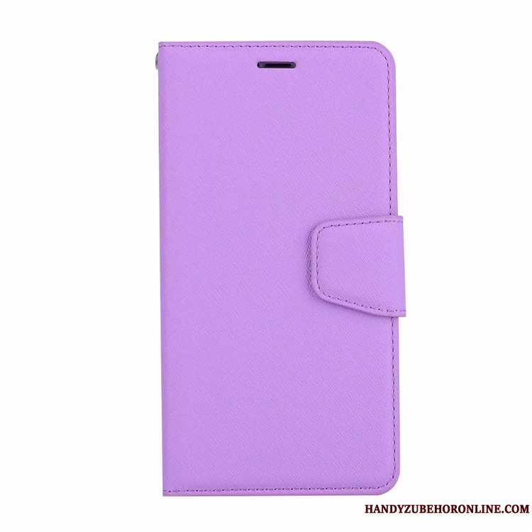 Etui iPhone Xs Max Tasker Telefonkort, Cover iPhone Xs Max Folio Lilla