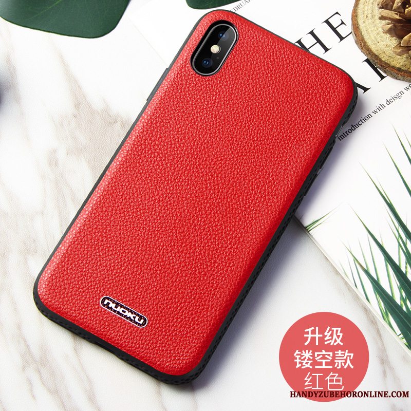 Etui iPhone Xs Max Tasker Tynd Telefon, Cover iPhone Xs Max Blød Anti-fald Blonder