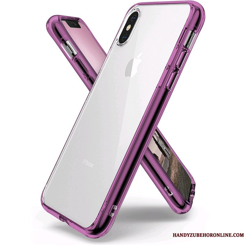 Etui iPhone Xs Silikone Hængende Ornamenter Gennemsigtig, Cover iPhone Xs Beskyttelse Tynd Anti-fald