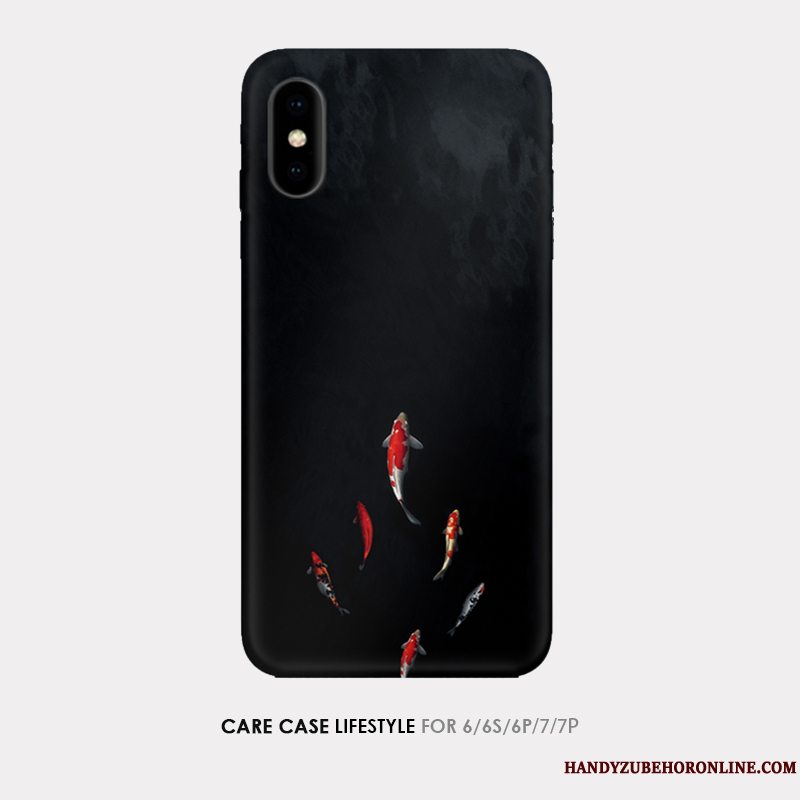 Etui iPhone Xs Tasker Design Kunst, Cover iPhone Xs Kreativ Sort Elskeren