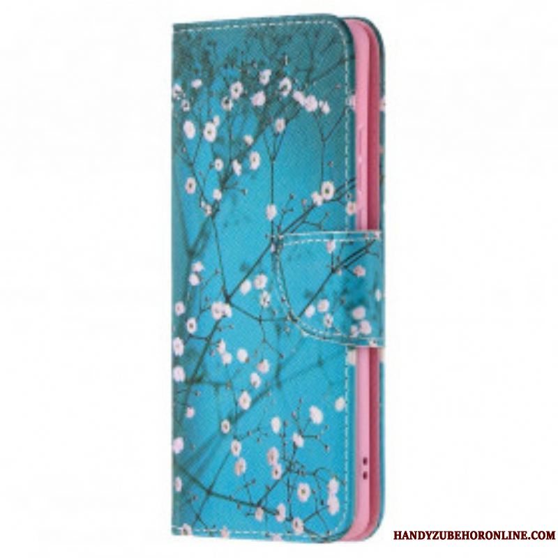 Flip Cover Huawei P50 Pro Blomstrende Træ