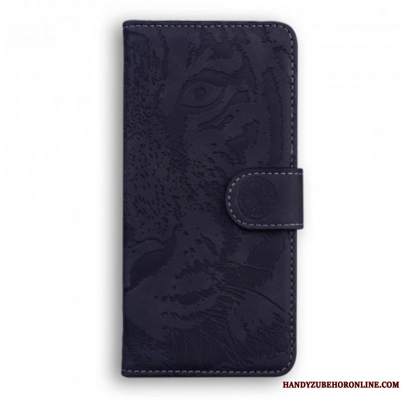 Flip Cover Huawei P50 Tiger Ansigtsprint