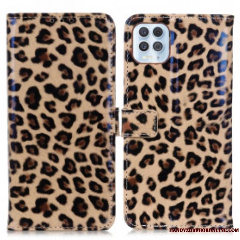 Flip Cover Moto G100 Leopard