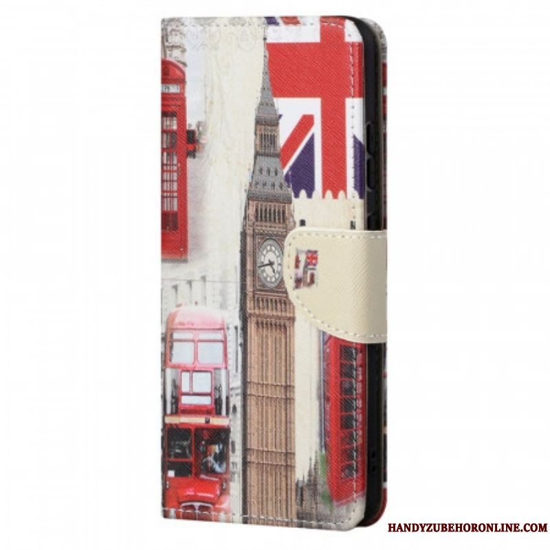 Flip Cover Moto G71 5G London Liv