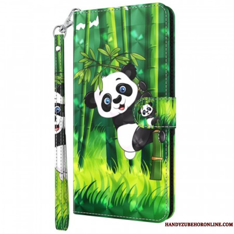 Flip Cover Moto G71 5G Panda Og Bambus