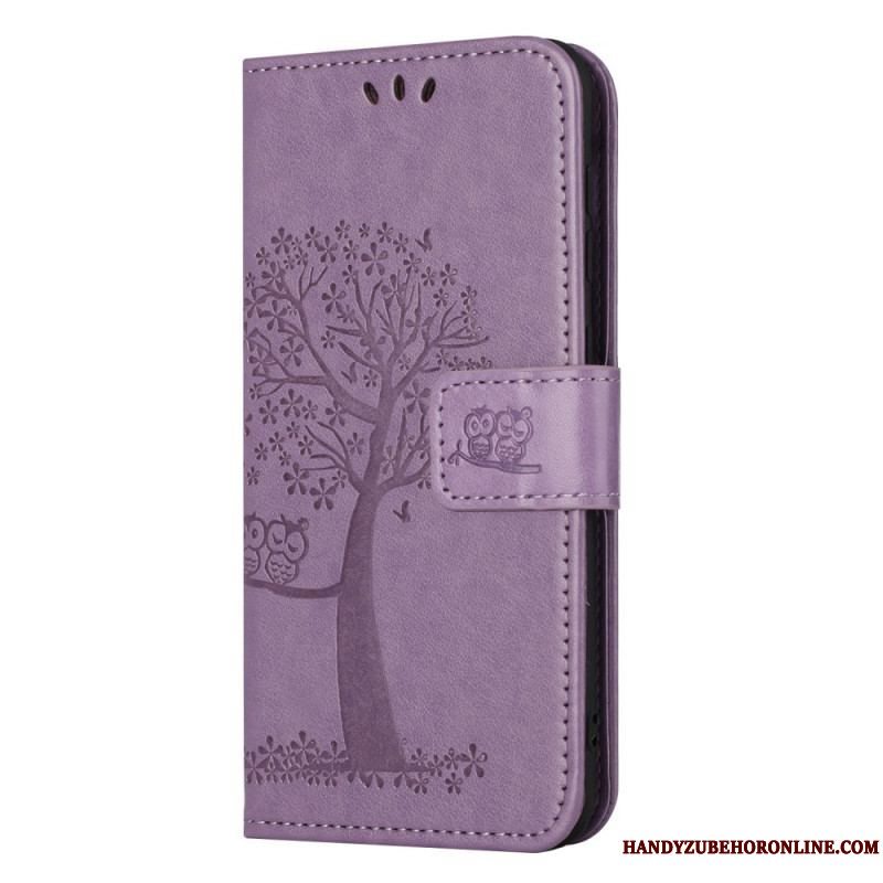 Flip Cover Moto G73 5G Ugletræ
