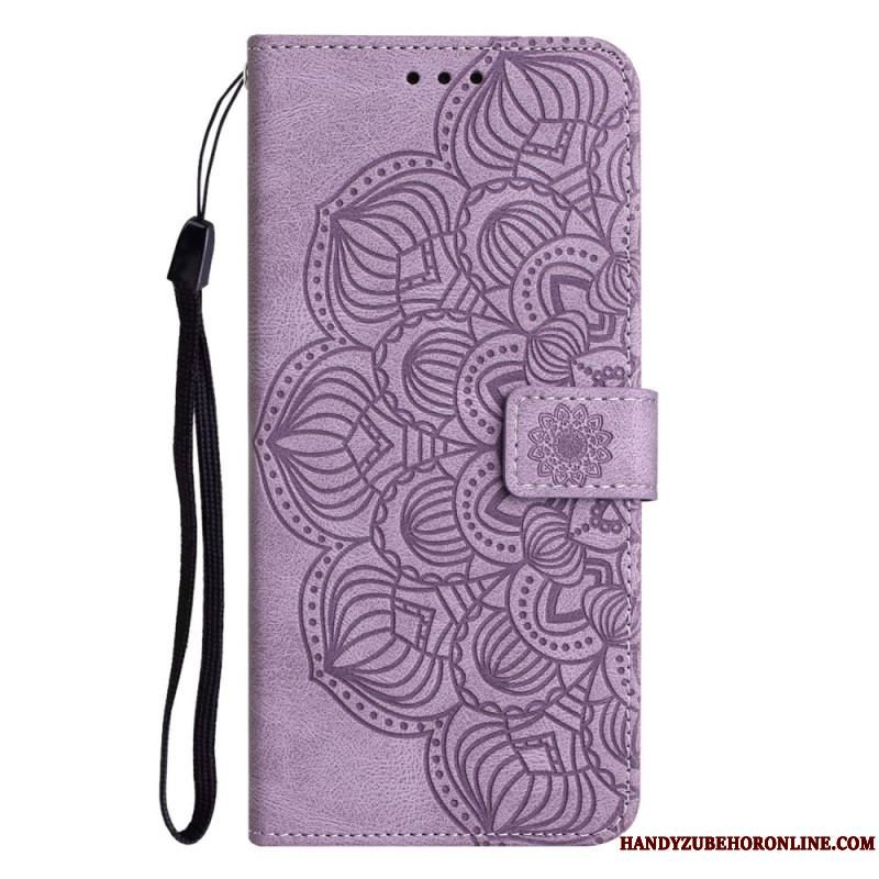 Flip Cover Samsung Galaxy A13 Med Snor Vintage Strappy Mandala