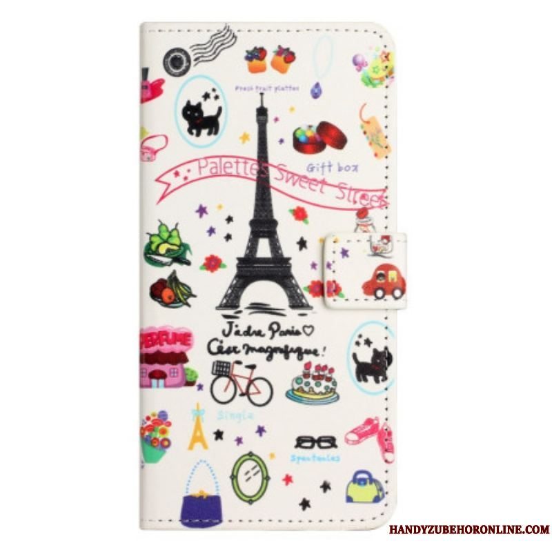 Flip Cover Samsung Galaxy A14 / A14 5G Jeg Elsker Paris