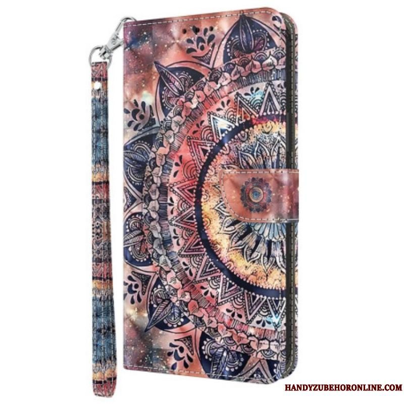 Flip Cover Samsung Galaxy A14 / A14 5G Med Snor Strap Dream Catcher