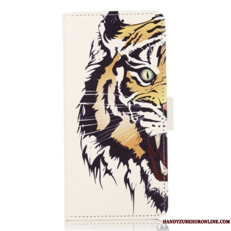 Flip Cover Samsung Galaxy A14 / A14 5G Vild Tiger