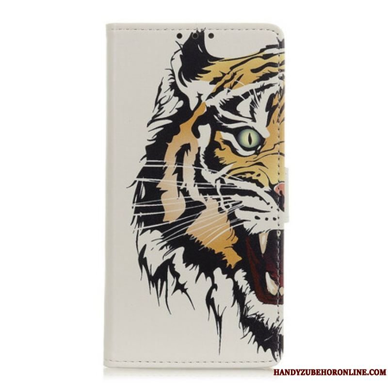 Flip Cover Samsung Galaxy A52 4G / A52 5G / A52s 5G Hård Tiger