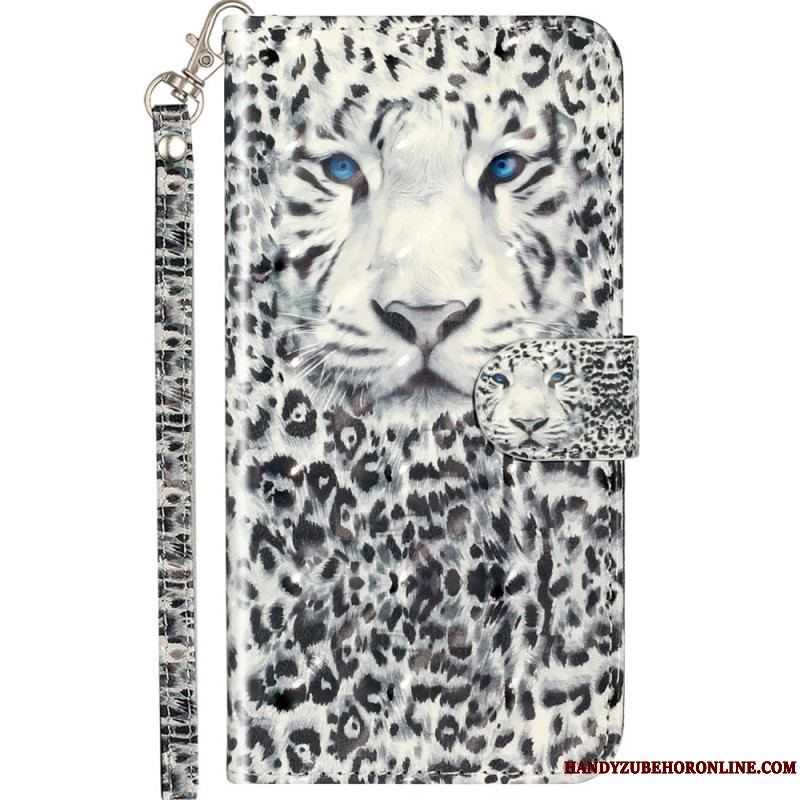 Flip Cover Samsung Galaxy A53 5G Med Snor Thong Tiger