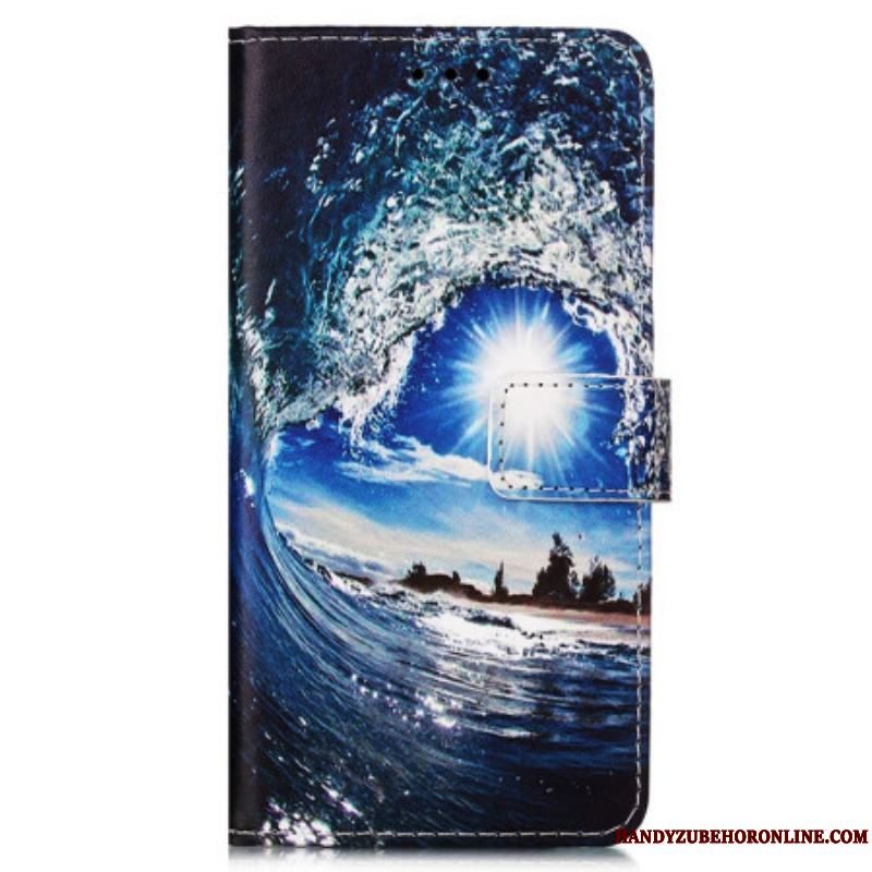 Flip Cover Samsung Galaxy A54 5G Med Snor Elsker Thong Wave