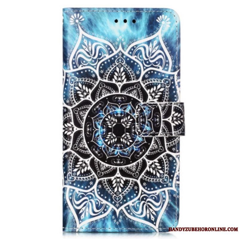 Flip Cover Samsung Galaxy A54 5G Med Snor Strappy Mandala