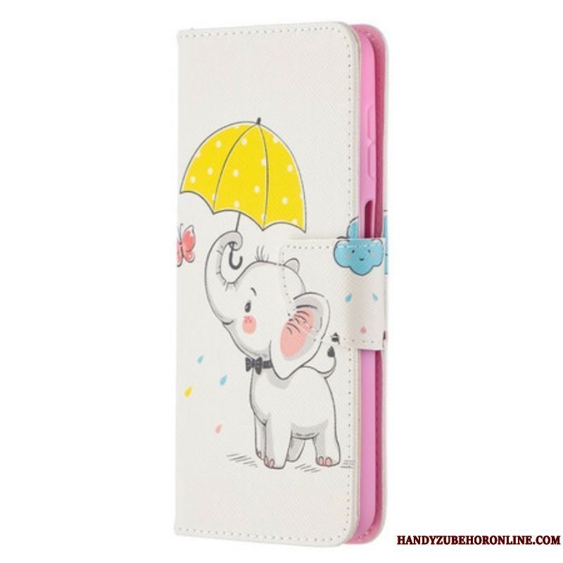 Flip Cover Samsung Galaxy M12 / A12 Baby Elefant