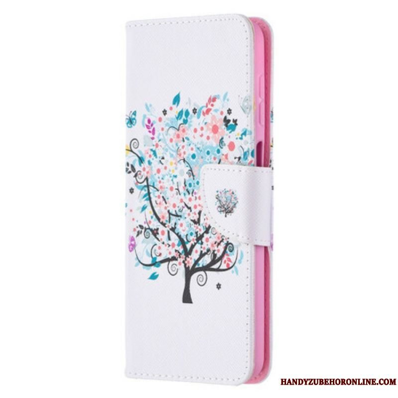 Flip Cover Samsung Galaxy M12 / A12 Blomstret Træ