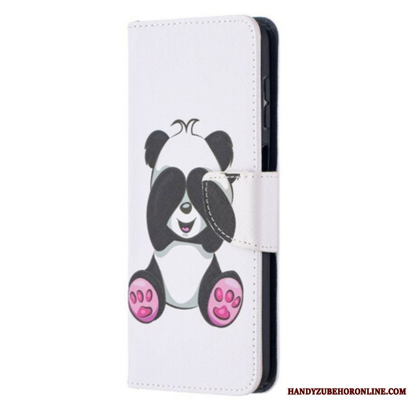 Flip Cover Samsung Galaxy M12 / A12 Panda Sjov