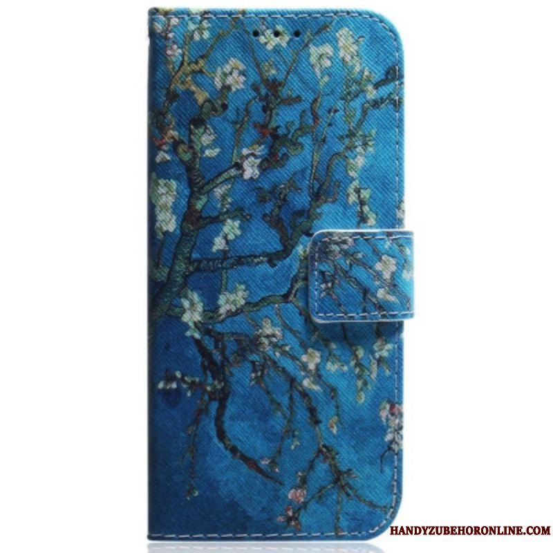 Flip Cover Samsung Galaxy M13 Blomstrende Grene