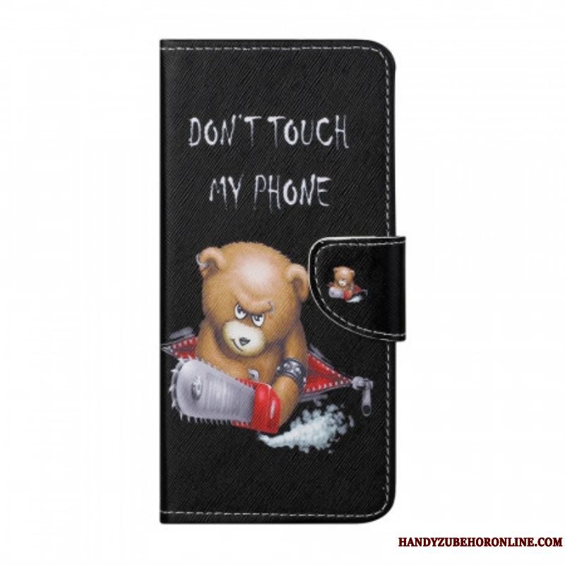 Flip Cover Samsung Galaxy M23 5G Bear Rør Ikke Ved Min Telefon