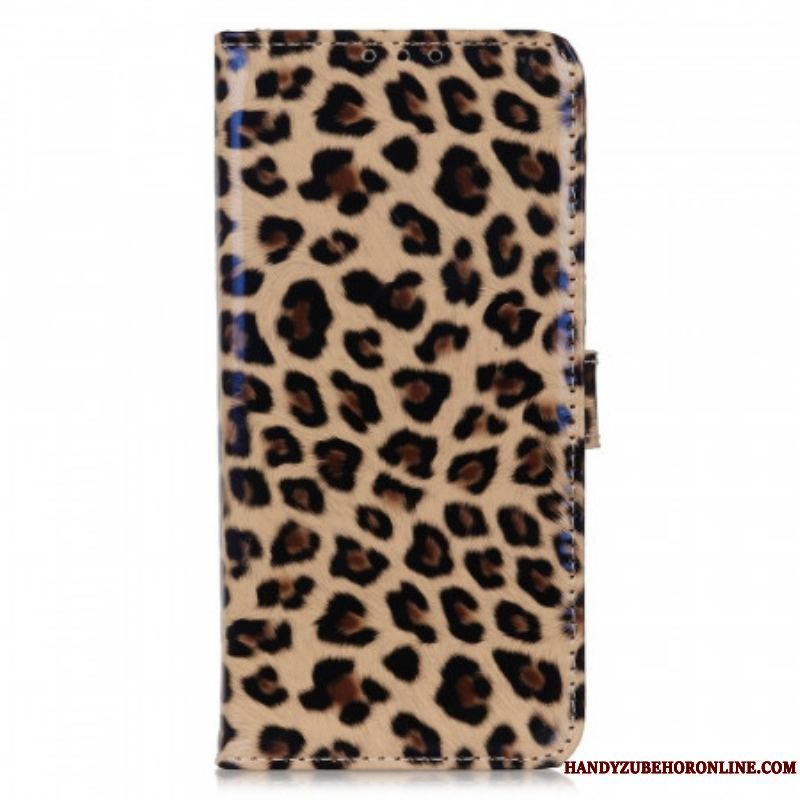 Flip Cover Samsung Galaxy M23 5G Leopard Hud Effekt