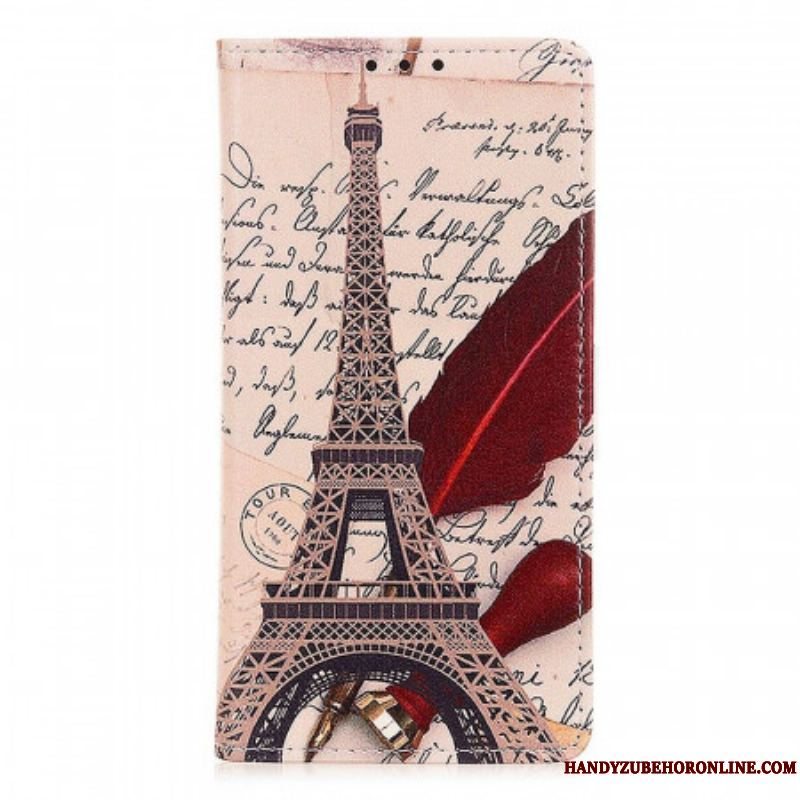 Flip Cover Samsung Galaxy M23 5G Poetens Eiffeltårn