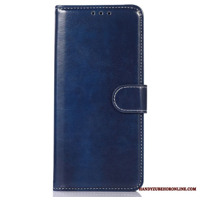 Flip Cover Samsung Galaxy M23 5G Stil Lædersøm