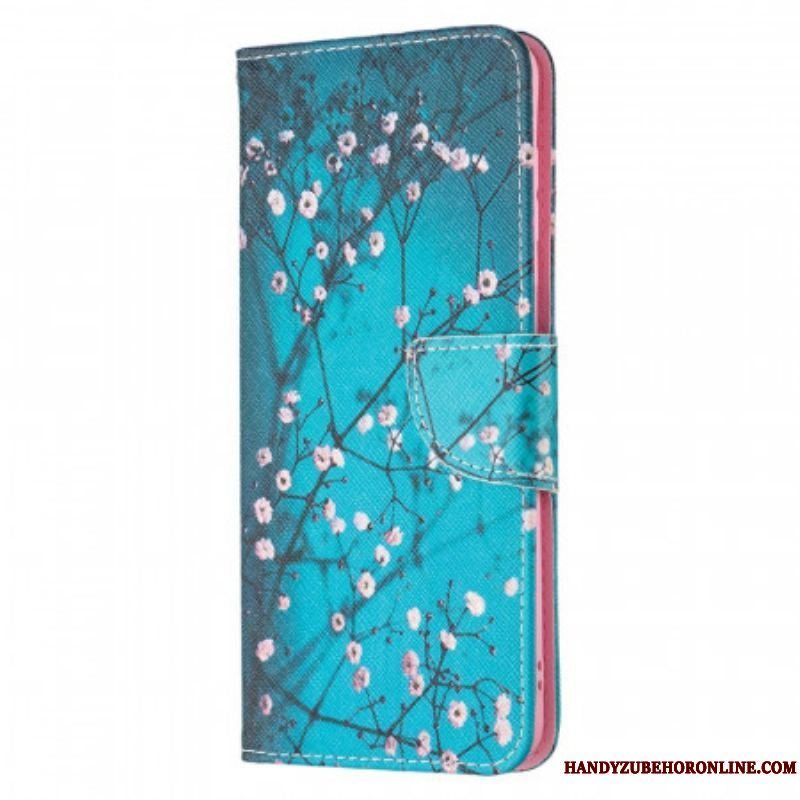 Flip Cover Samsung Galaxy M52 5G Blomstrende Træ