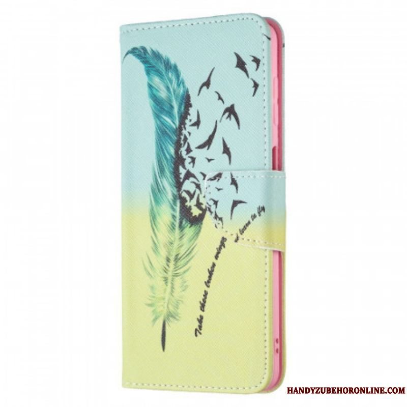 Flip Cover Samsung Galaxy M52 5G Fjer