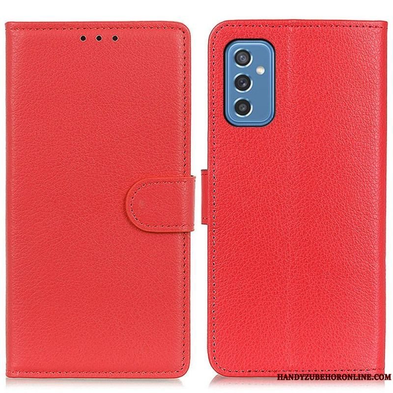 Flip Cover Samsung Galaxy M52 5G Litchi Tekstur