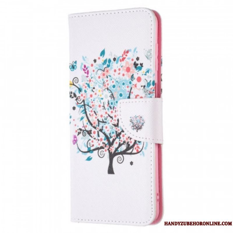 Flip Cover Samsung Galaxy M52 5G Regnbuebusk