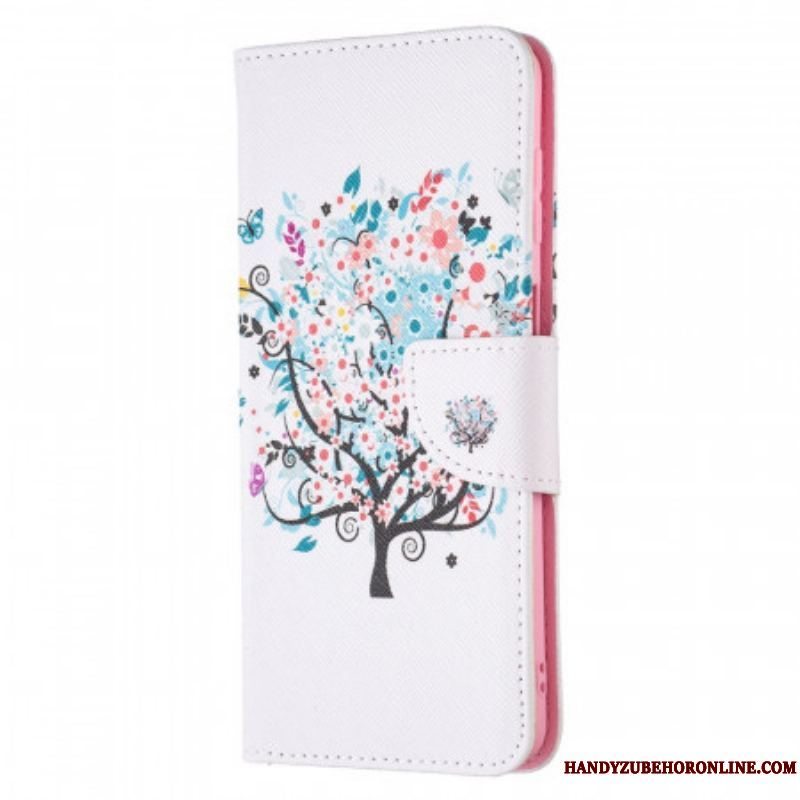 Flip Cover Samsung Galaxy M52 5G Regnbuebusk