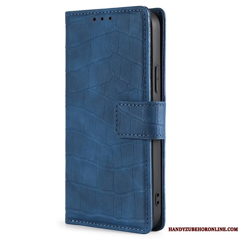 Flip Cover Samsung Galaxy M53 5G Krokodillehudstil