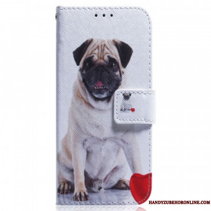 Flip Cover Samsung Galaxy M53 5G Mops Hund