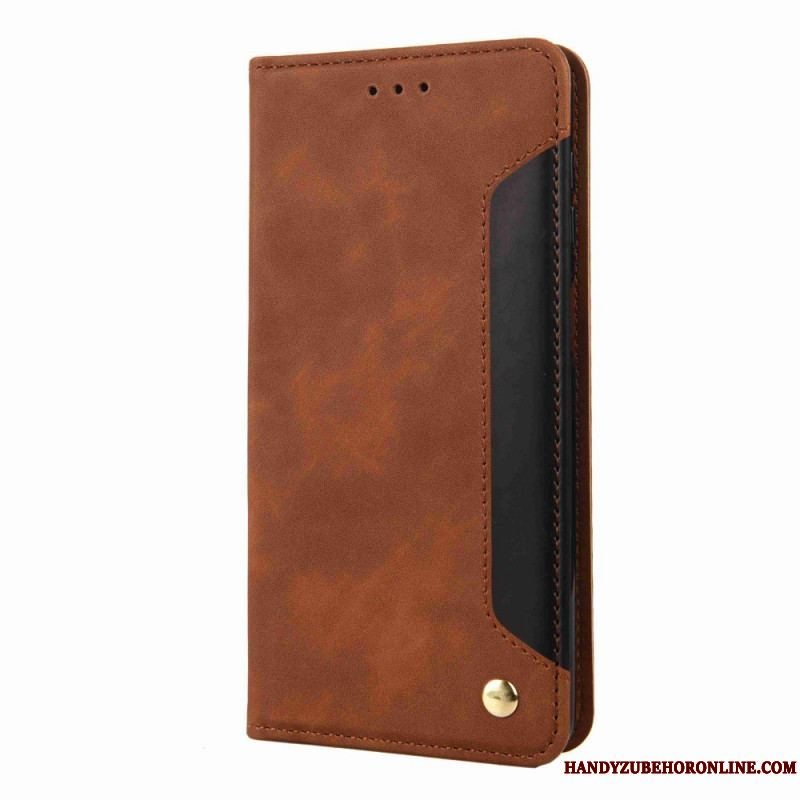 Flip Cover Samsung Galaxy M53 5G Tofarvet Elegance